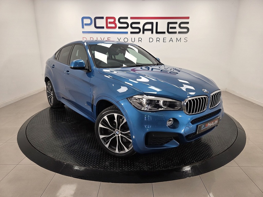 BMW X6 3.0 40D M Sport Edition Suv Xdrive DC18XFR Blue