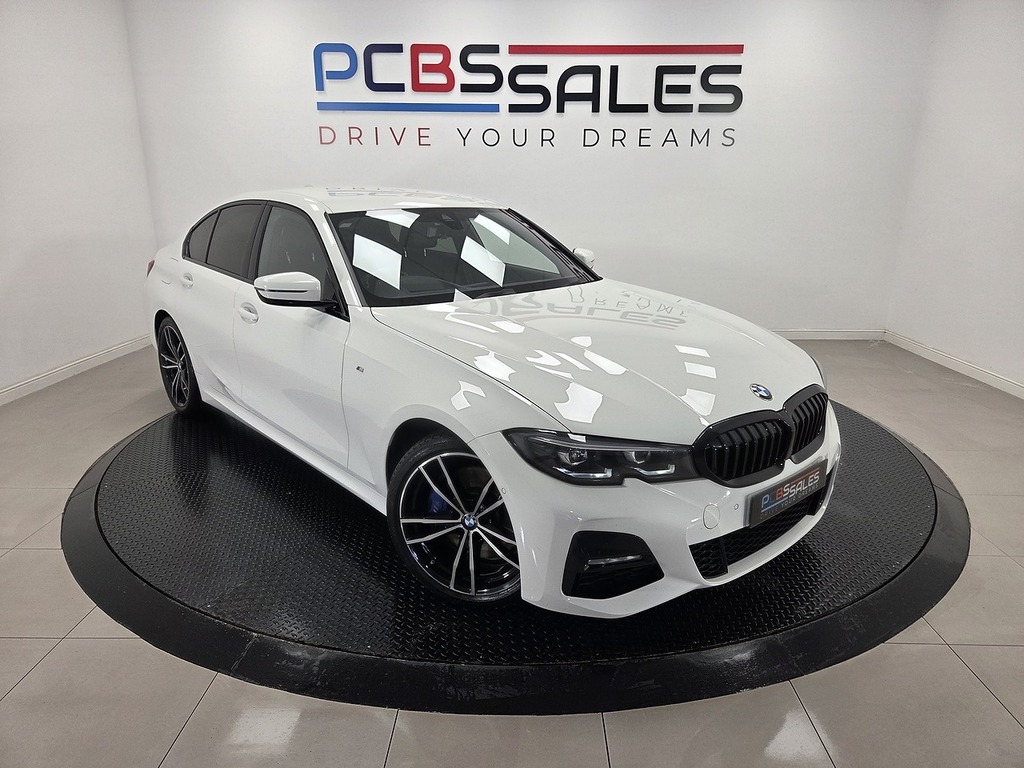 BMW 3 Series 3.0 330D Mht M Sport Saloon Hybrid White