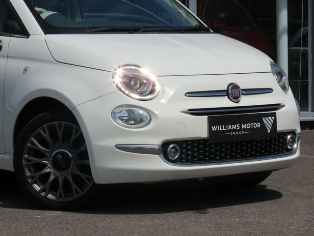 Fiat 500C 2016 1.2 Eco Lounge Convertible LL66XCV White #2