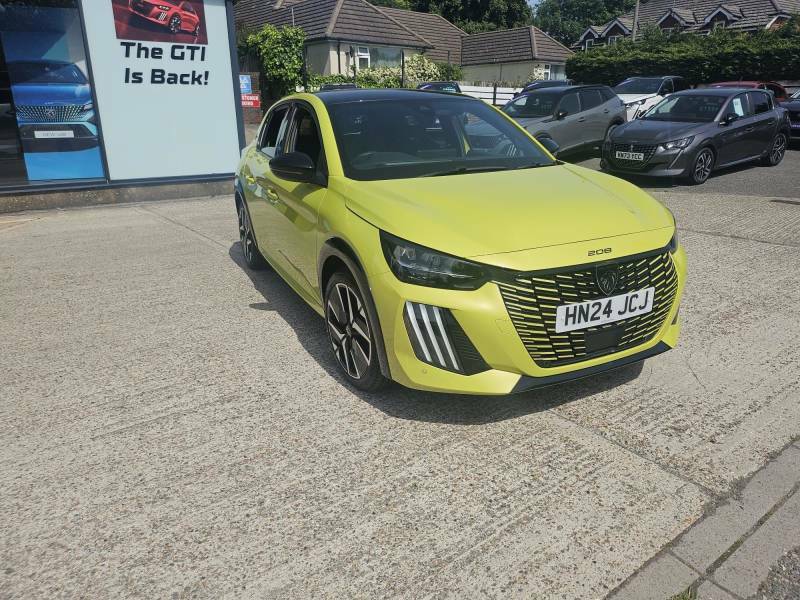 Peugeot 208 1.2 Puretech 100 Gt - 2024 24 HN24JCJ Yellow #4