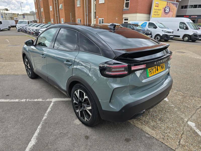 Citroen e-C4 Extended Range 54Kwh Max 7.4Kw Charger HY74TNK Green #4