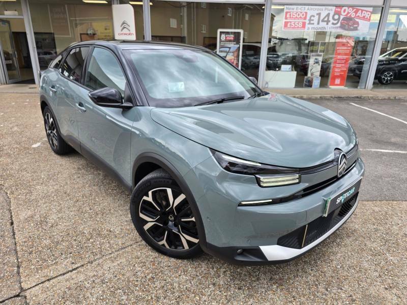 Citroen e-C4 Extended Range 54Kwh Max 7.4Kw Charger Green