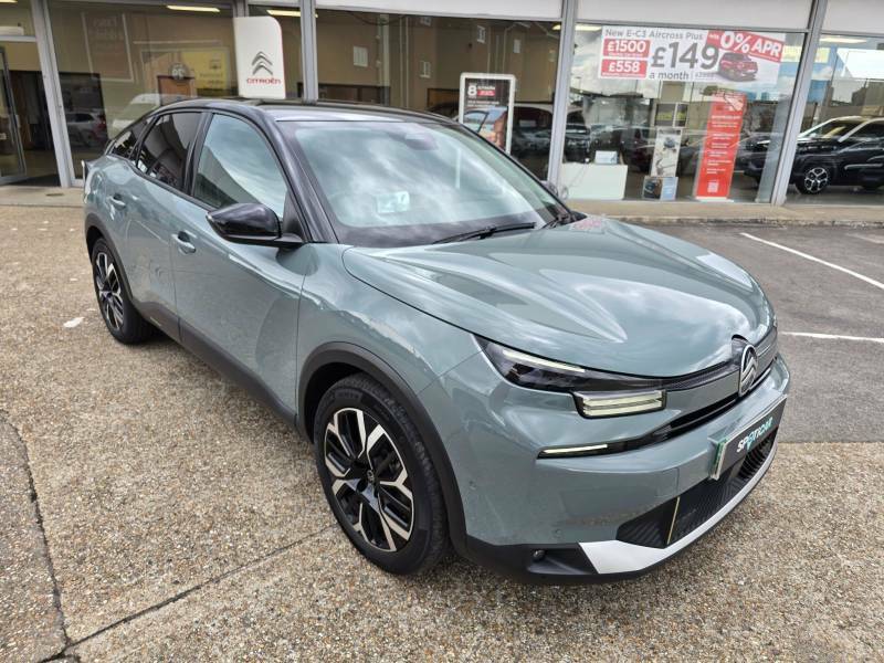 Citroen e-C4 Extended Range 54Kwh Max 7.4Kw Charger HY74TNK Green #5