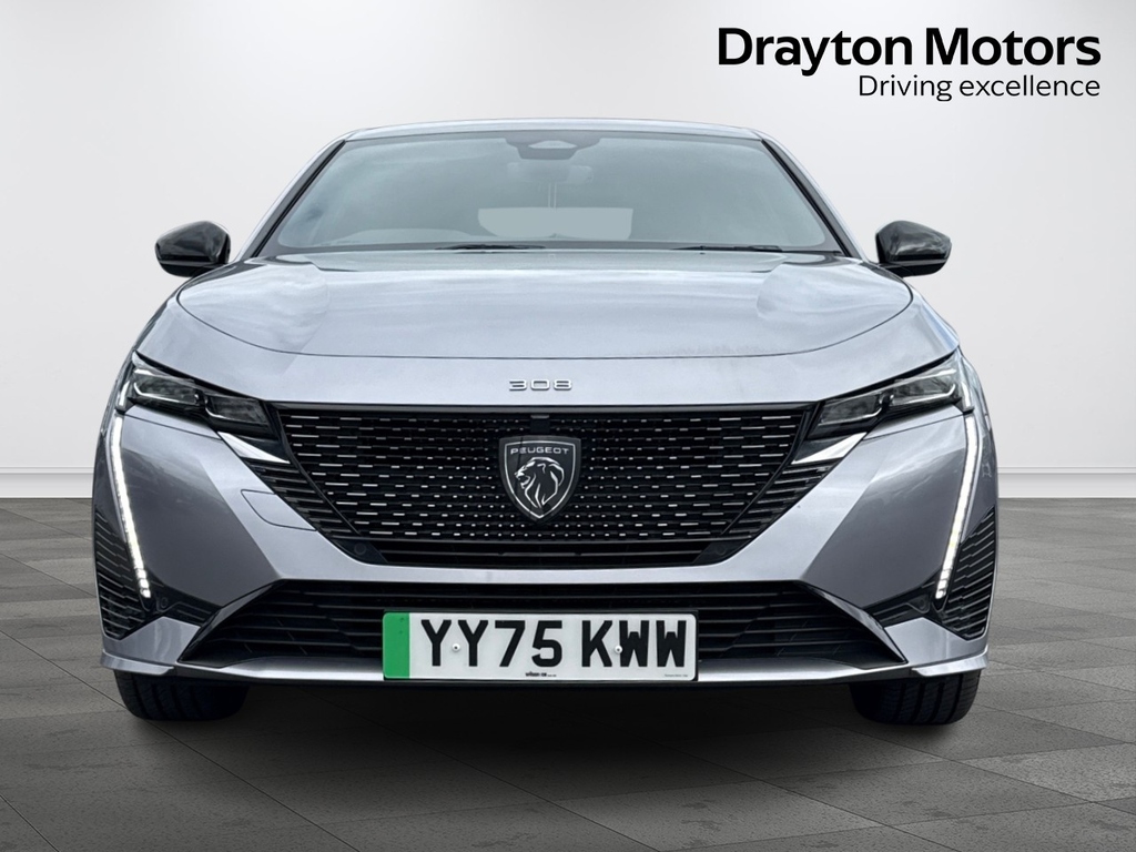Peugeot 308 54Kwh Gt Hatchback YY75KWW Grey #3