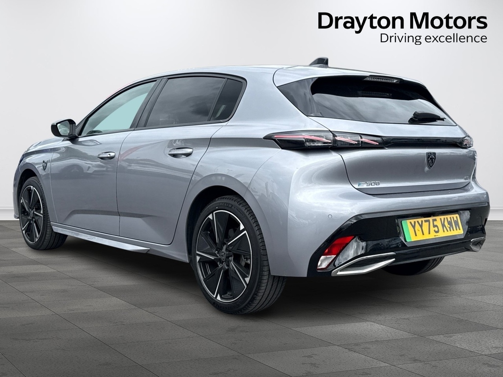 Peugeot 308 54Kwh Gt Hatchback YY75KWW Grey #6
