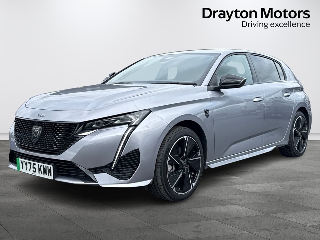 Peugeot 308 54Kwh Gt Hatchback YY75KWW Grey #4