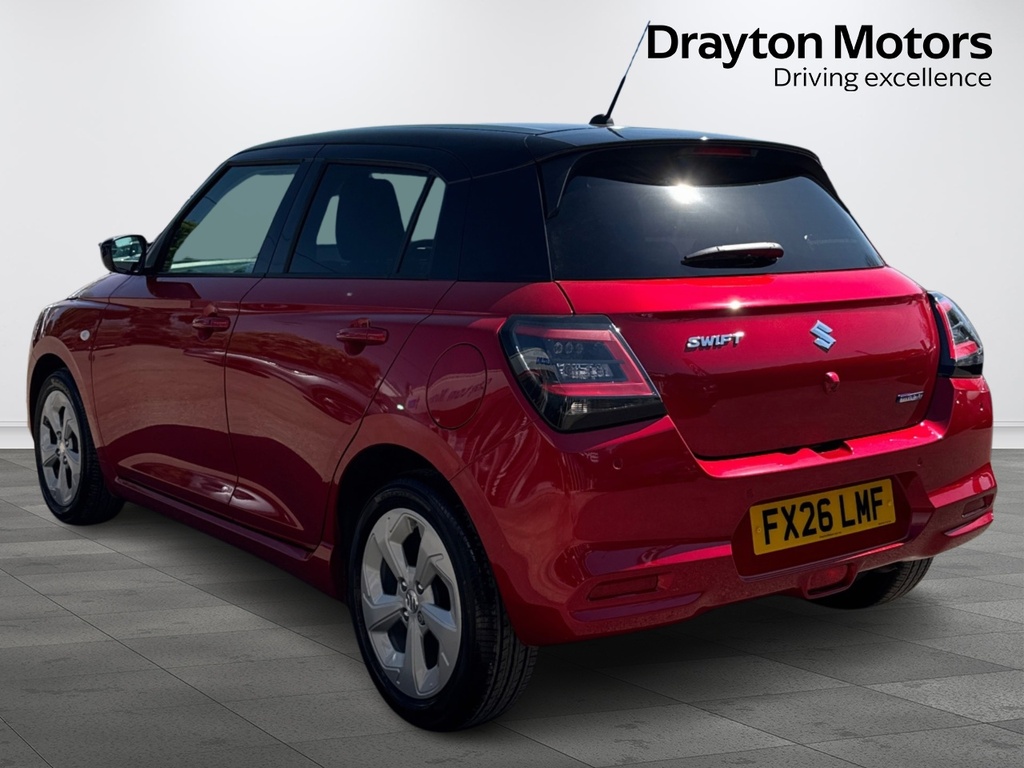 Suzuki Swift 1.2 Mhev Motion Hatchback Hybrid Cvt Red #5