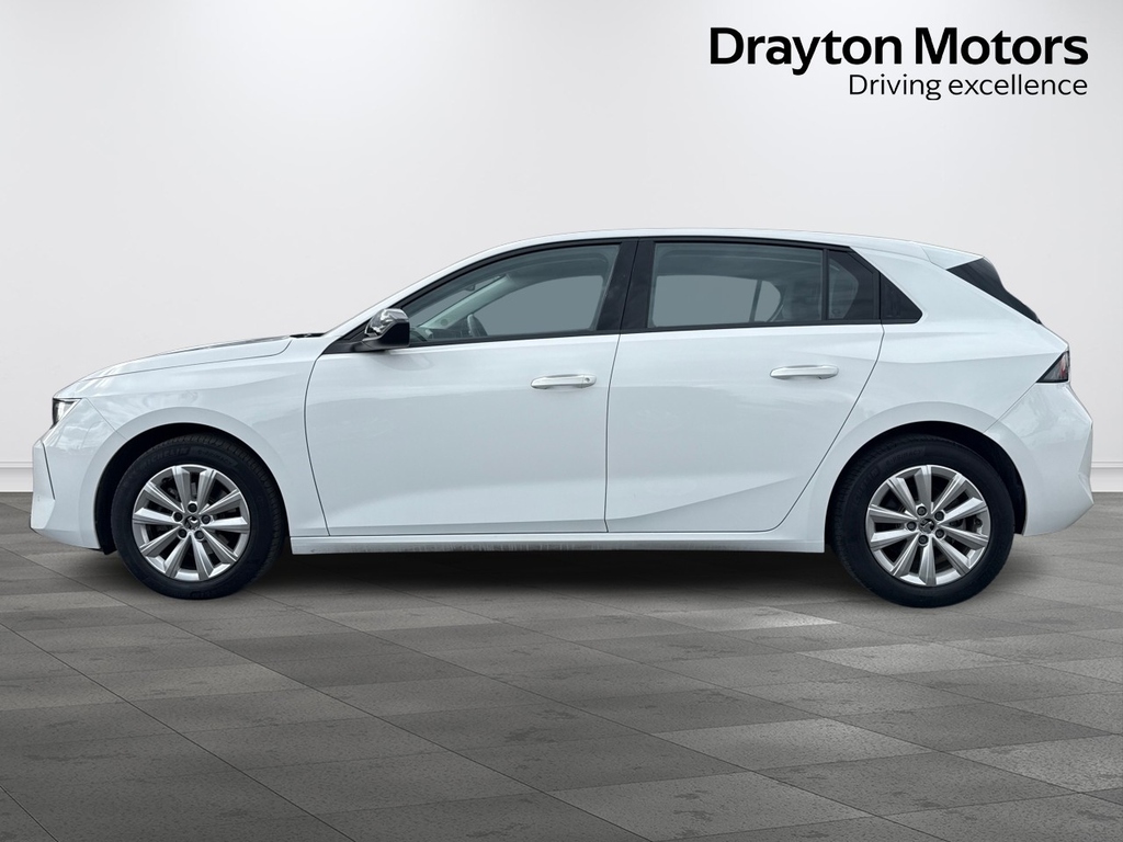 Vauxhall Astra 1.2 Turbo Design Hatchback MH72KKM White #5