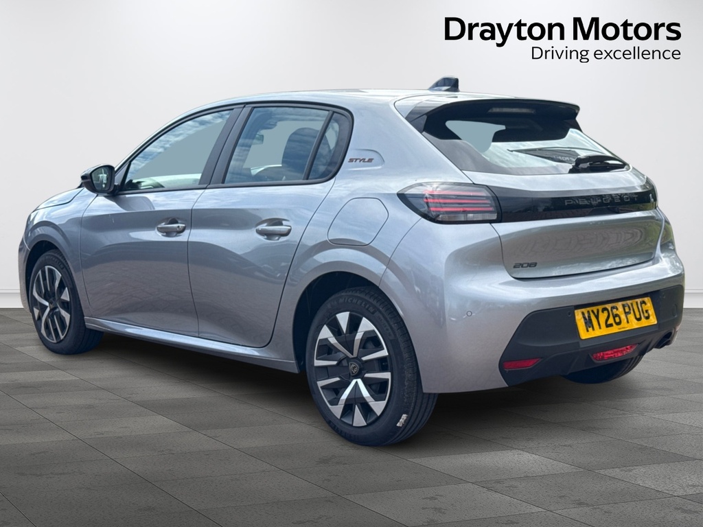 Peugeot 208 1.2 Puretech Style Hatchback Grey #6