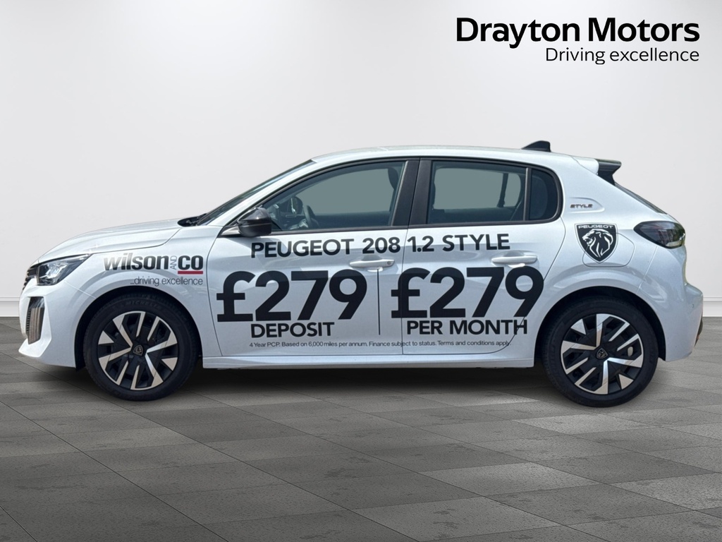 Peugeot 208 1.2 Puretech Style Hatchback YY26JHO White #5