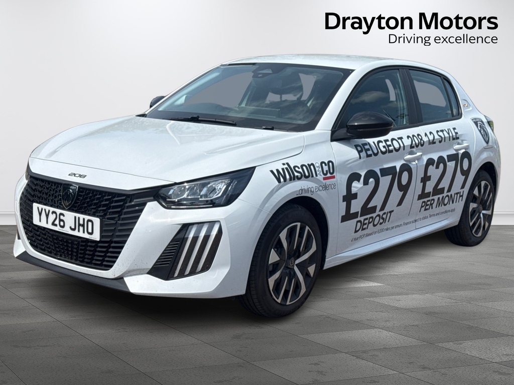 Peugeot 208 1.2 Puretech Style Hatchback YY26JHO White #4