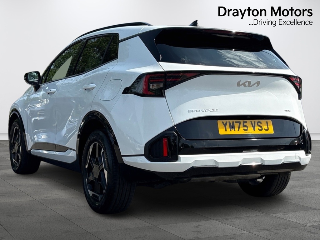 Kia Sportage 1.6 T-gdi Gt-line Suv Euro 6 S YM75VSJ White #6