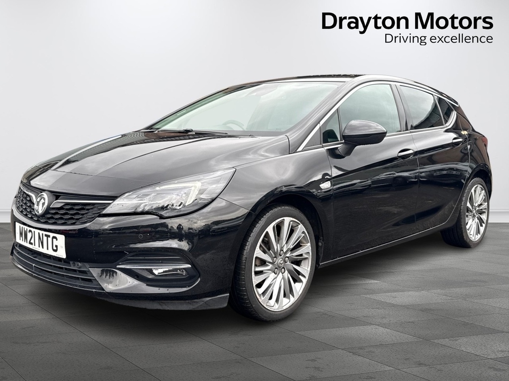 Vauxhall Astra 1.2 Turbo Griffin Edition Hatchback Man MW21NTG Black #3