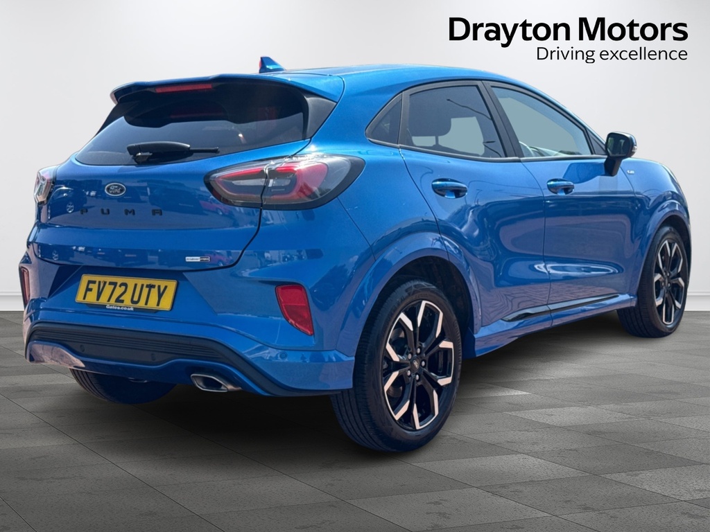 Ford Puma 1.0 Eb Mhev 125 Titanium Hatchback Vehicle Blue #8