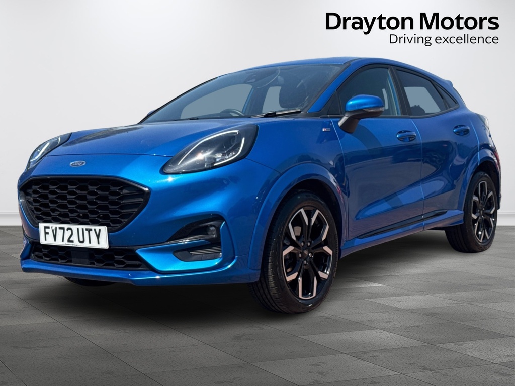 Ford Puma 1.0T Ecoboost Mhev St-line X First Edition Suv FV72UTY Blue #4