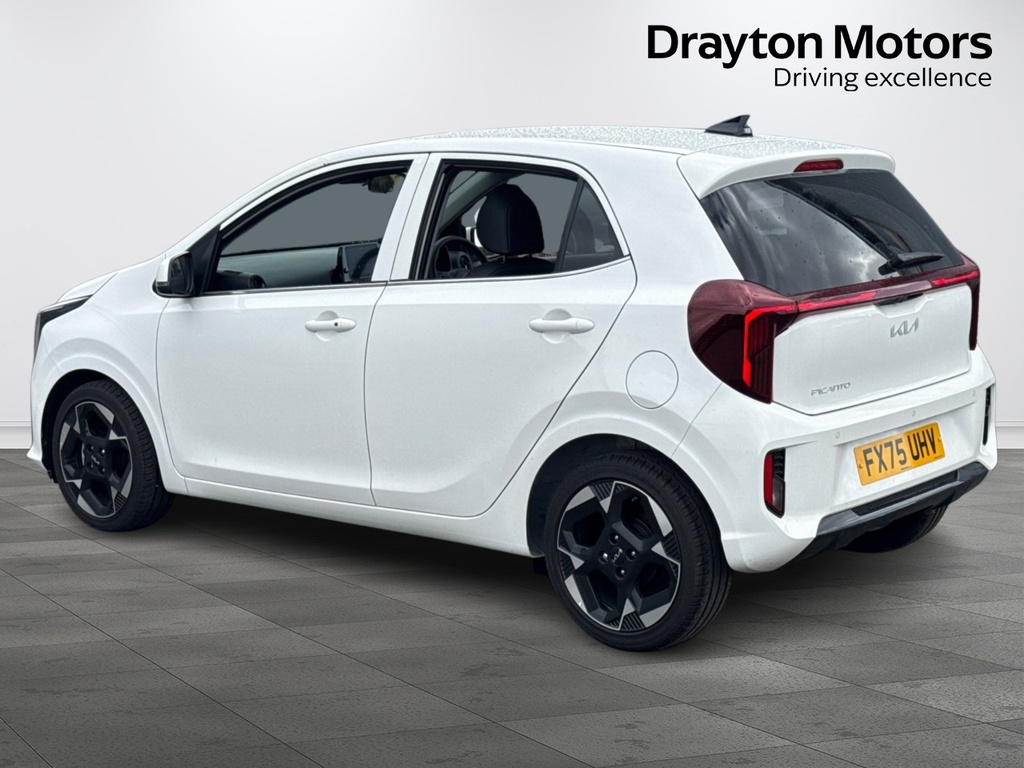 Kia Picanto 1.0 3 Hatchback Amt FX75UHV White #6