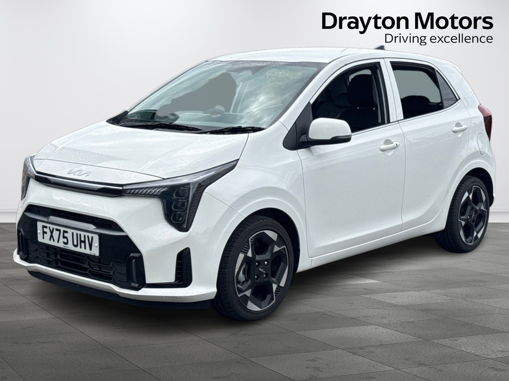 Kia Picanto 1.0 3 Hatchback Amt FX75UHV White #4