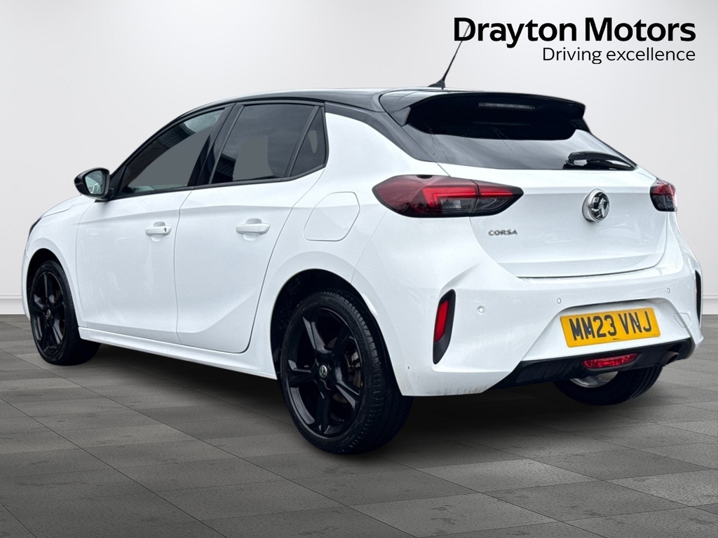 Vauxhall Corsa 1.2 Turbo Gs Hatchback MM23VNJ White #4