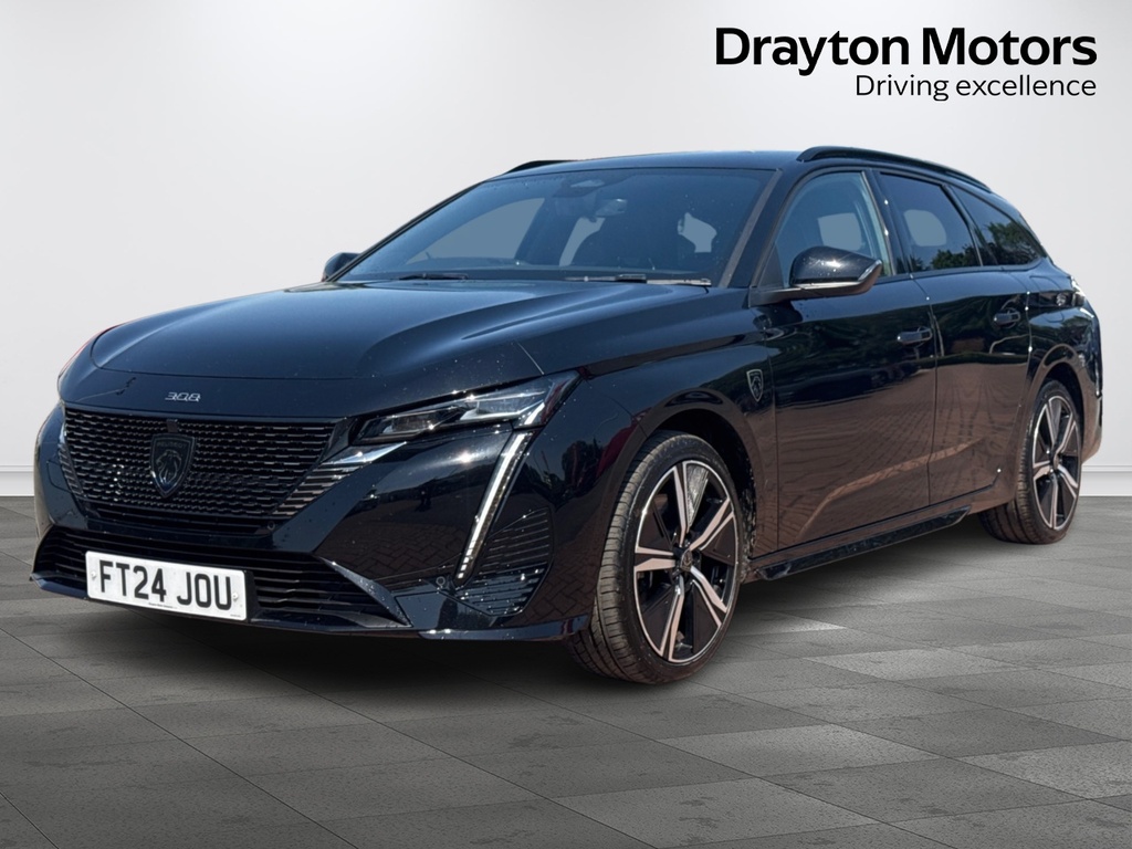 Peugeot 308 SW 1.6 12.4Kwh Gt Estate Plug In Hybrid E Black #4