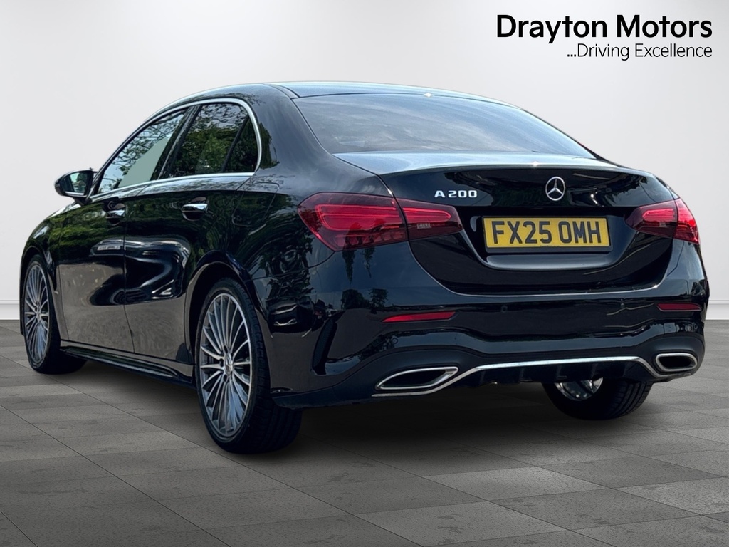 Mercedes-Benz A Class 1.3 A200h Mhev Amg Line FX25OMH Black #6