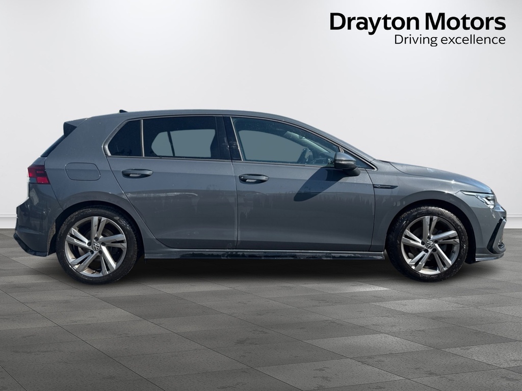 Volkswagen Golf 1.5 Etsi Mhev R Line Hatchback Hybrid D WN71SWJ Grey #5