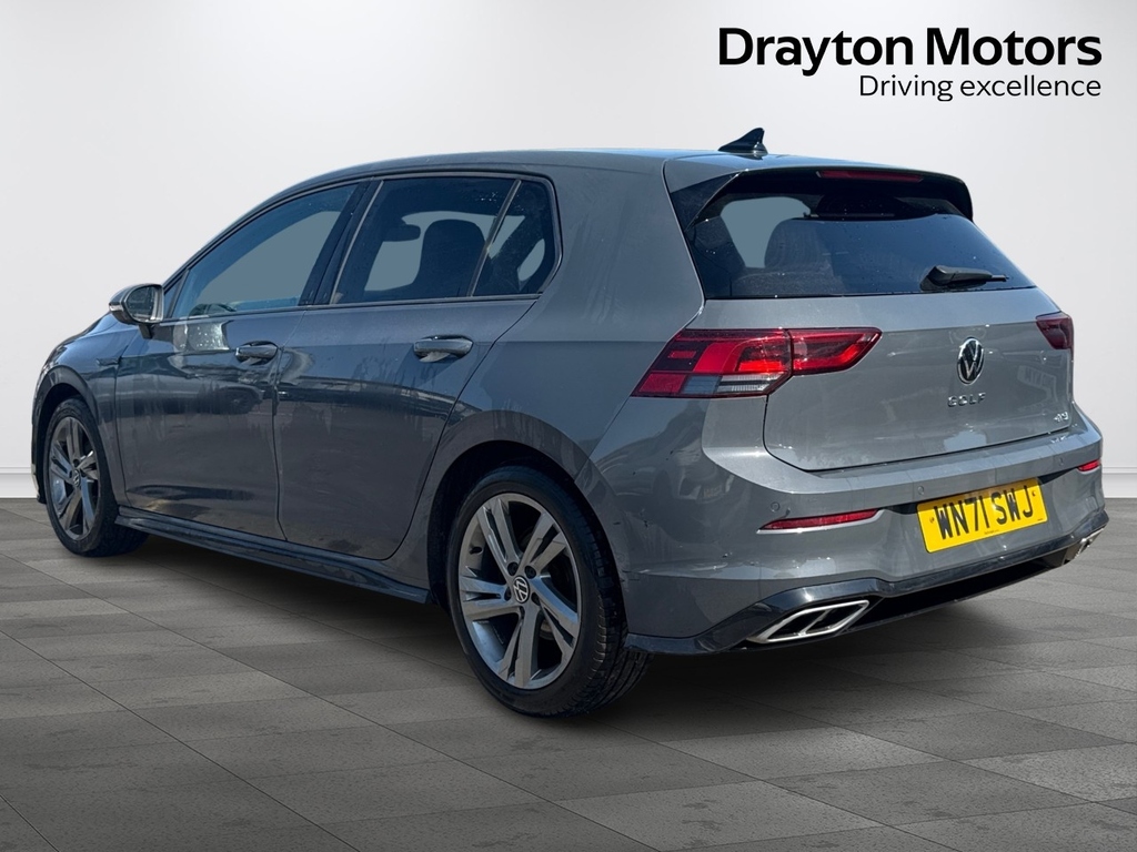 Volkswagen Golf 1.5 Etsi Mhev R Line Hatchback Hybrid D WN71SWJ Grey #3