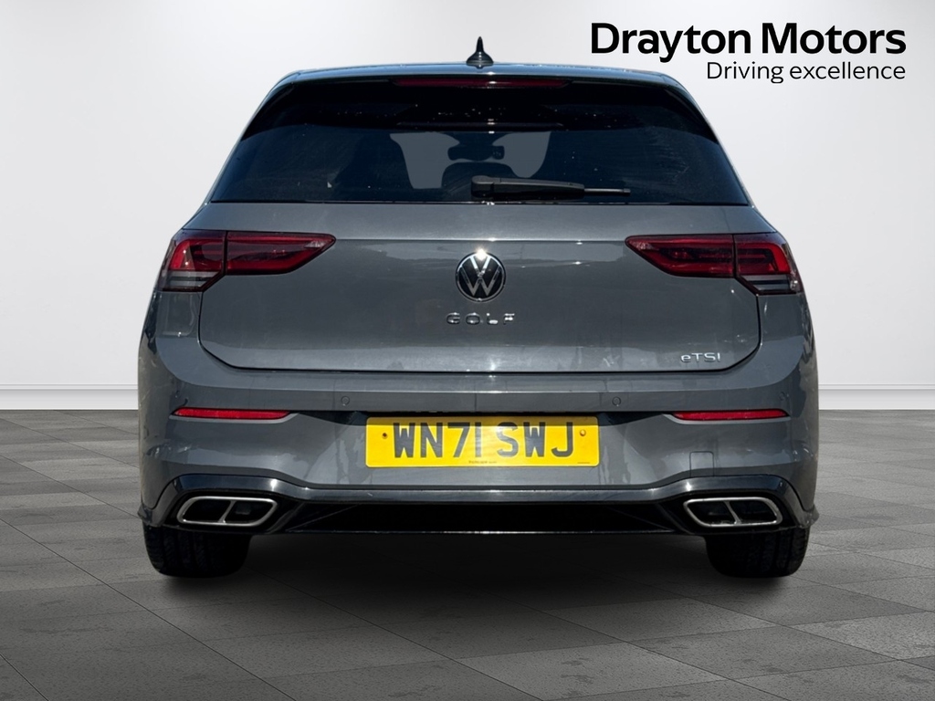 Volkswagen Golf 1.5 Etsi Mhev R Line Hatchback Hybrid D WN71SWJ Grey #4
