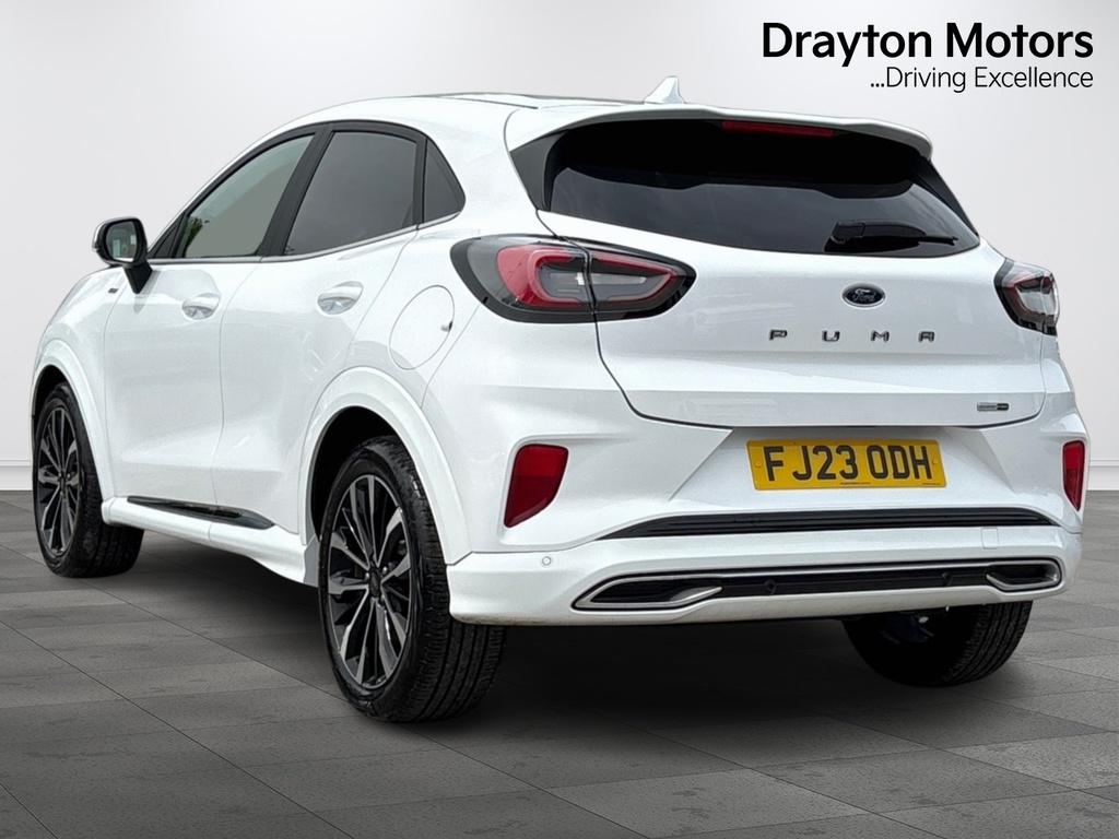 Ford Puma 1.0T Ecoboost Mhev St Line Vignale Suv FJ23ODH White #6