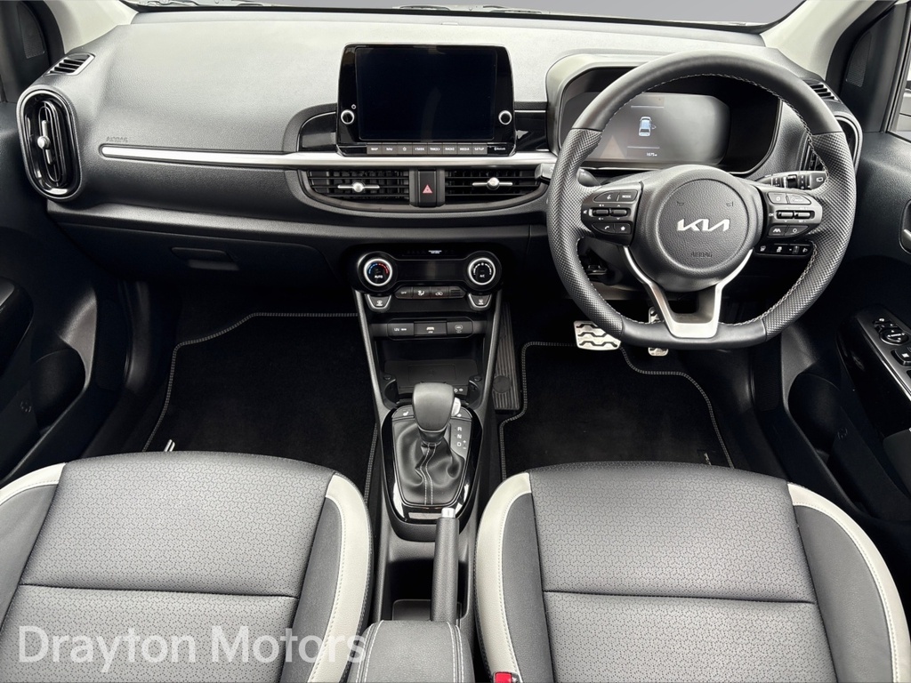 Kia Picanto 1.2 Gt Line S Hatchback Amt YR75XRB White #2