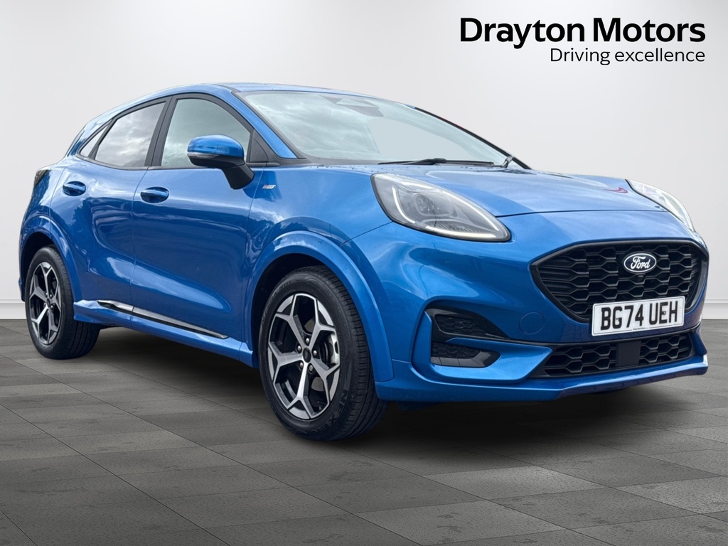 Ford Puma 1.0T Ecoboost Mhev St Line Suv Hybrid D Blue