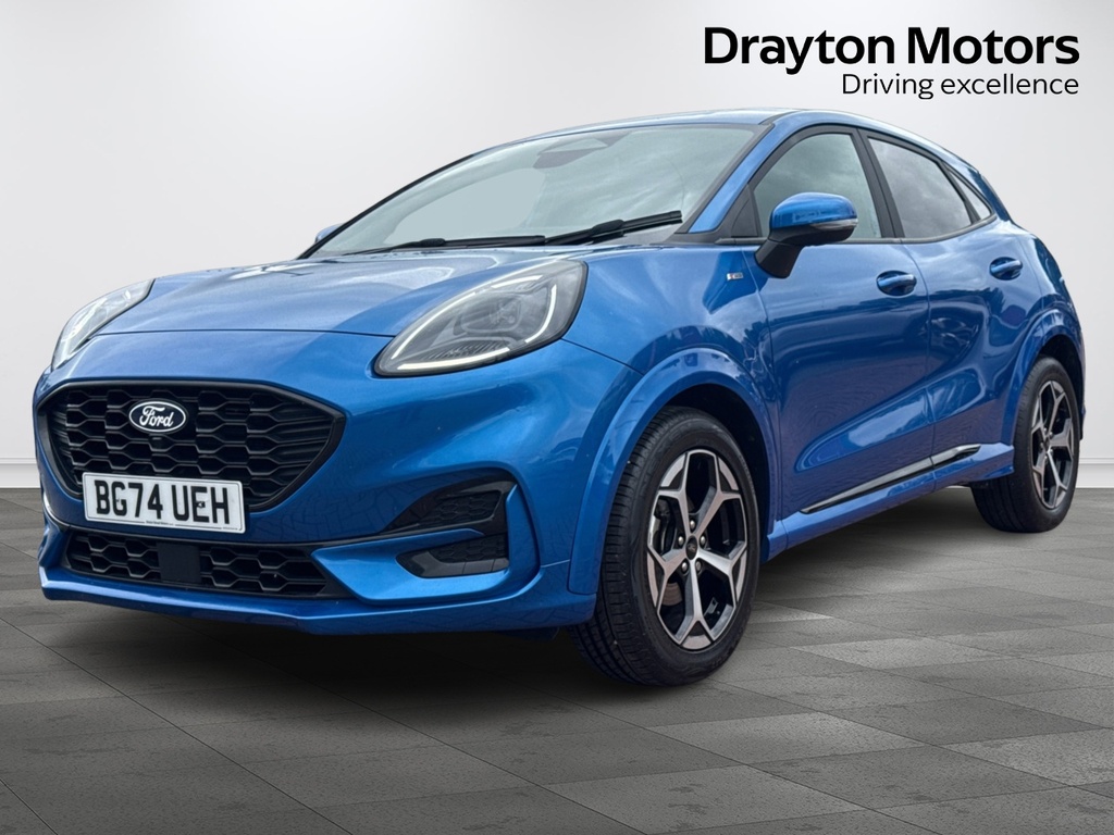 Ford Puma 1.0T Ecoboost Mhev St Line Suv Hybrid D BG74UEH Blue #4
