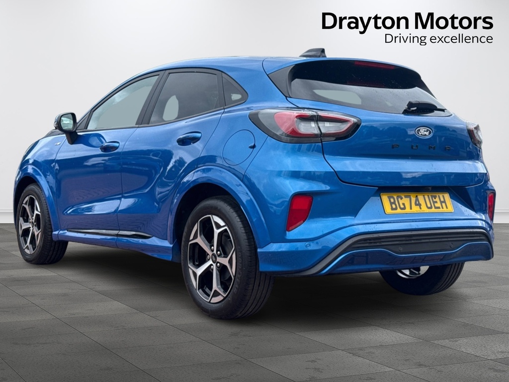 Ford Puma 1.0T Ecoboost Mhev St Line Suv Hybrid D BG74UEH Blue #6