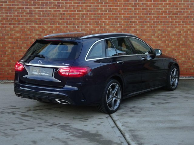 Mercedes-Benz C Class C200 Amg Line Premium KT18UAD Blue #3