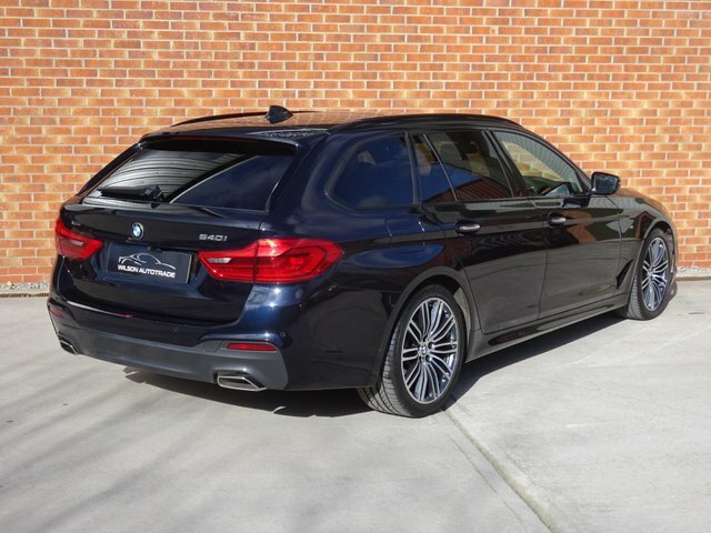 BMW 5 Series 540I M Sport Touring OW67HOJ Black #5