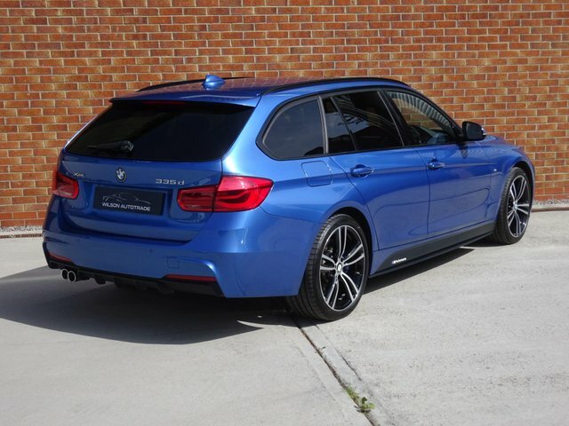 BMW 3 Series 335D M Sport Touring LC66XRZ Blue #3