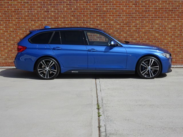 BMW 3 Series 335D M Sport Touring LC66XRZ Blue #2