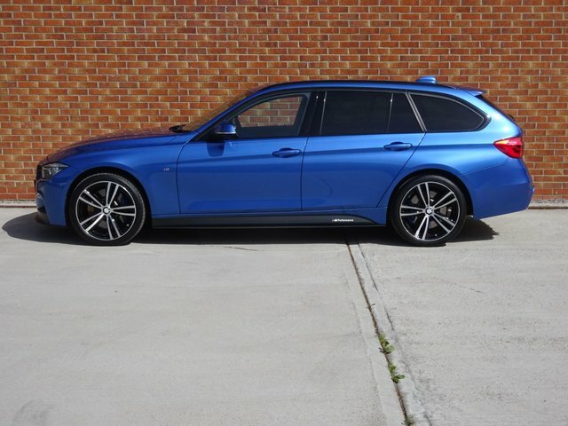 BMW 3 Series 335D M Sport Touring LC66XRZ Blue #6
