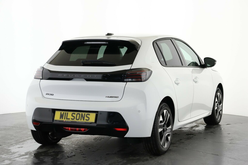 Peugeot 208 1.2 Hybrid 100 Allure E-dsc6 LC26PMY White #3
