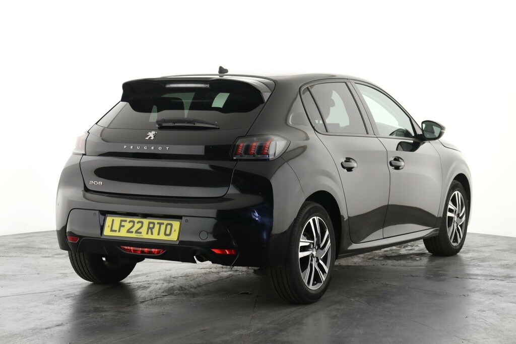 Peugeot 208 1.2 Puretech 100 Allure Premium Eat8 LF22RTO Black #2