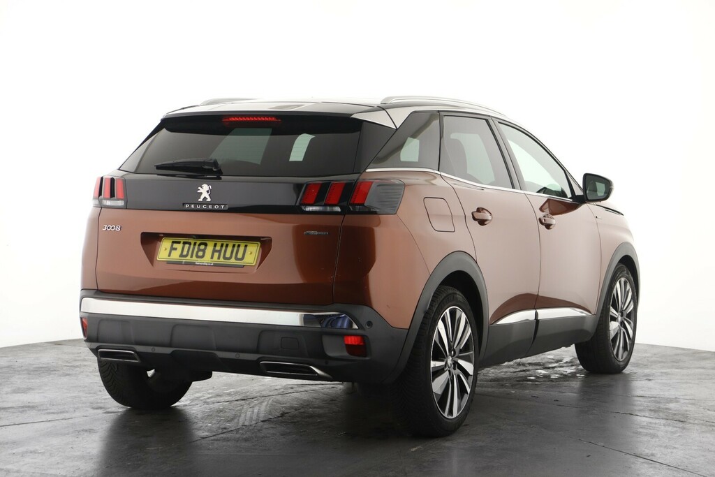 Peugeot 3008 1.5 Bluehdi Gt Line Premium Eat8 Brown #3