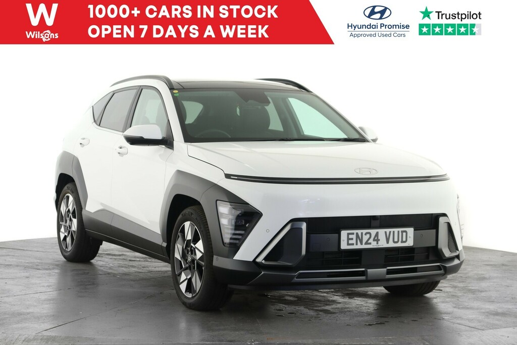 Hyundai Kona 1.6 Gdi Hybrid Ultimate Dct White