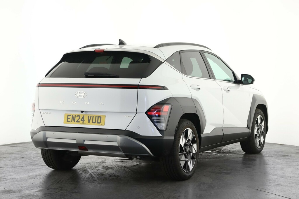 Hyundai Kona 1.6 Gdi Hybrid Ultimate Dct EN24VUD White #3