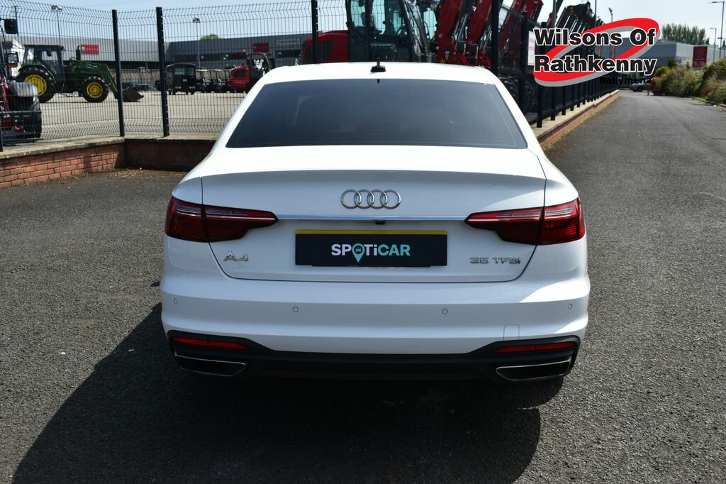 Audi A4 Saloon GV72VHP White #6