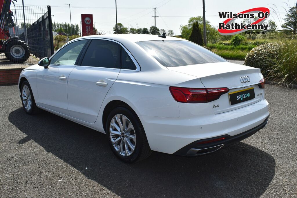 Audi A4 Saloon GV72VHP White #5
