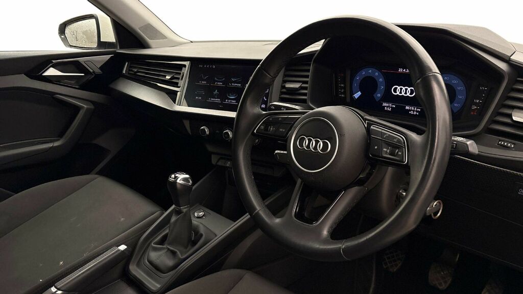 Audi A1 Hatchback GV72HXJ White #6
