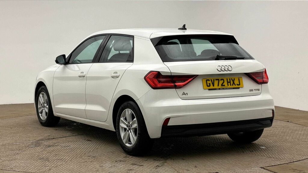 Audi A1 Hatchback GV72HXJ White #3