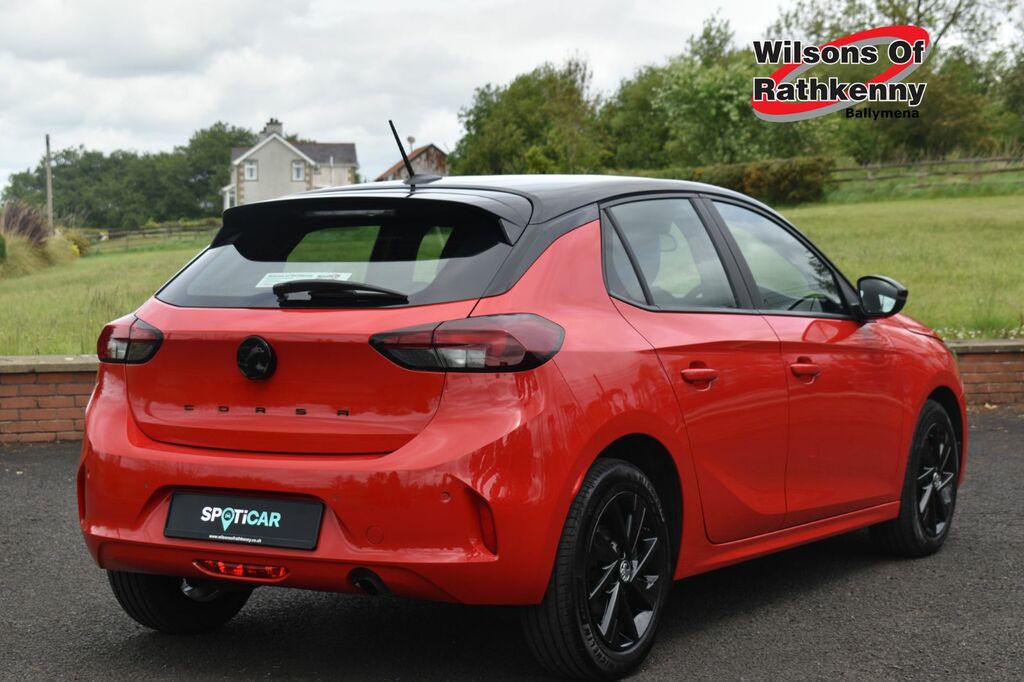 Vauxhall Corsa Hatchback WRZ5156 Red #3
