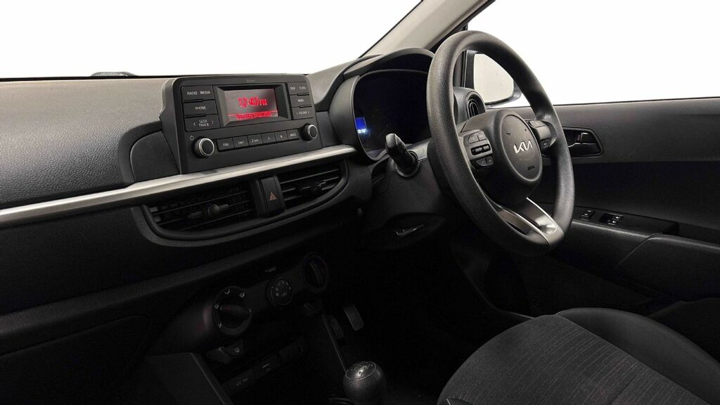 Kia Picanto Hatchback NL23XFM White #2