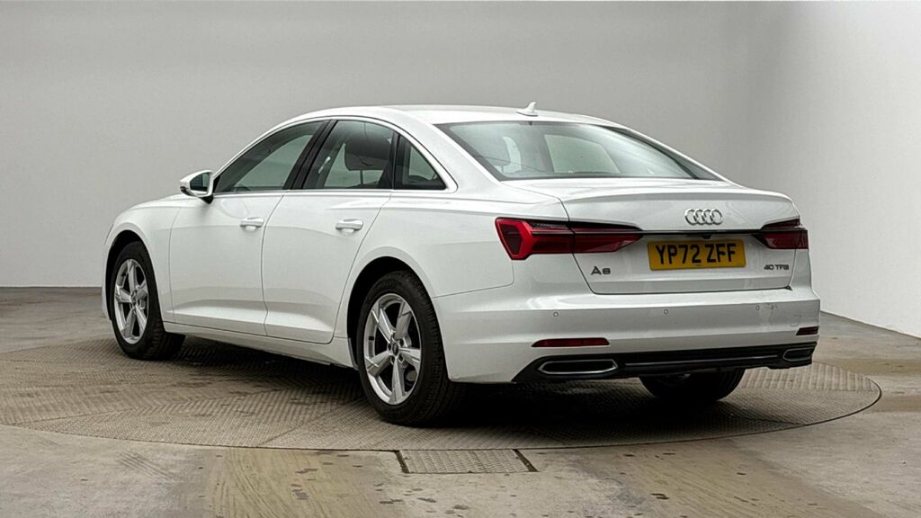 Audi A6 Saloon YP72ZFF White #3