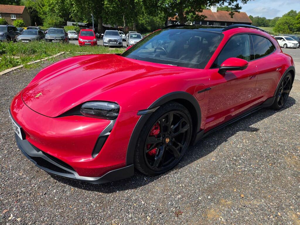Porsche Taycan Performance Plus 93.4Kwh 4S Cross Turismo 4Wd WT23EMF Red #4